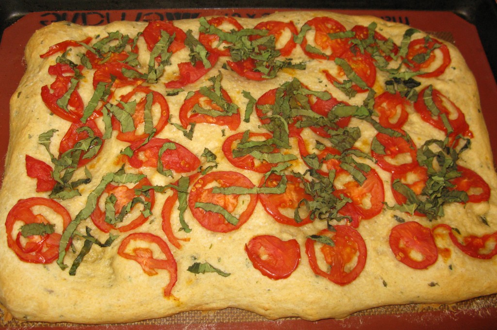 tomato basil focaccia