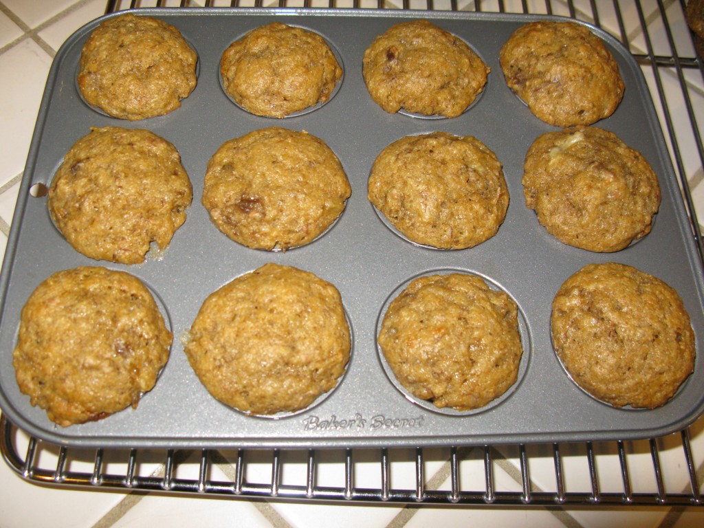 finished muffins