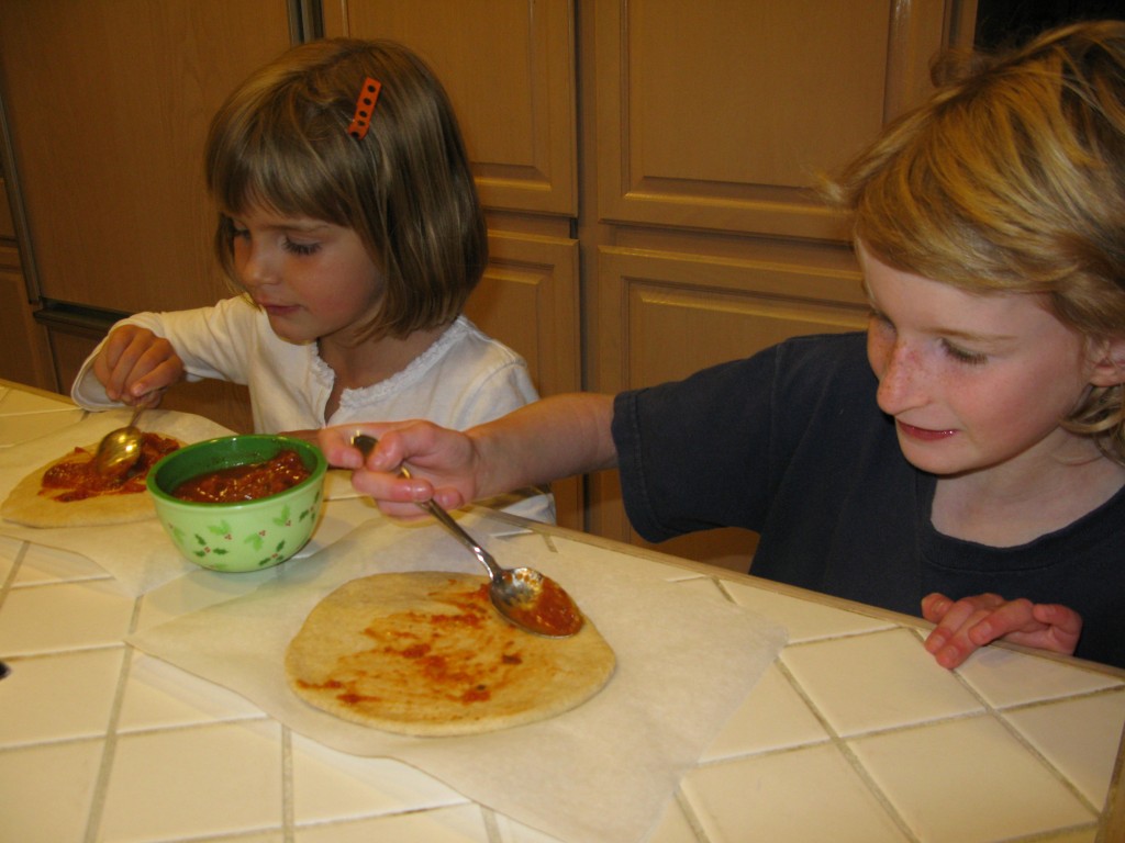 topping their pizzas