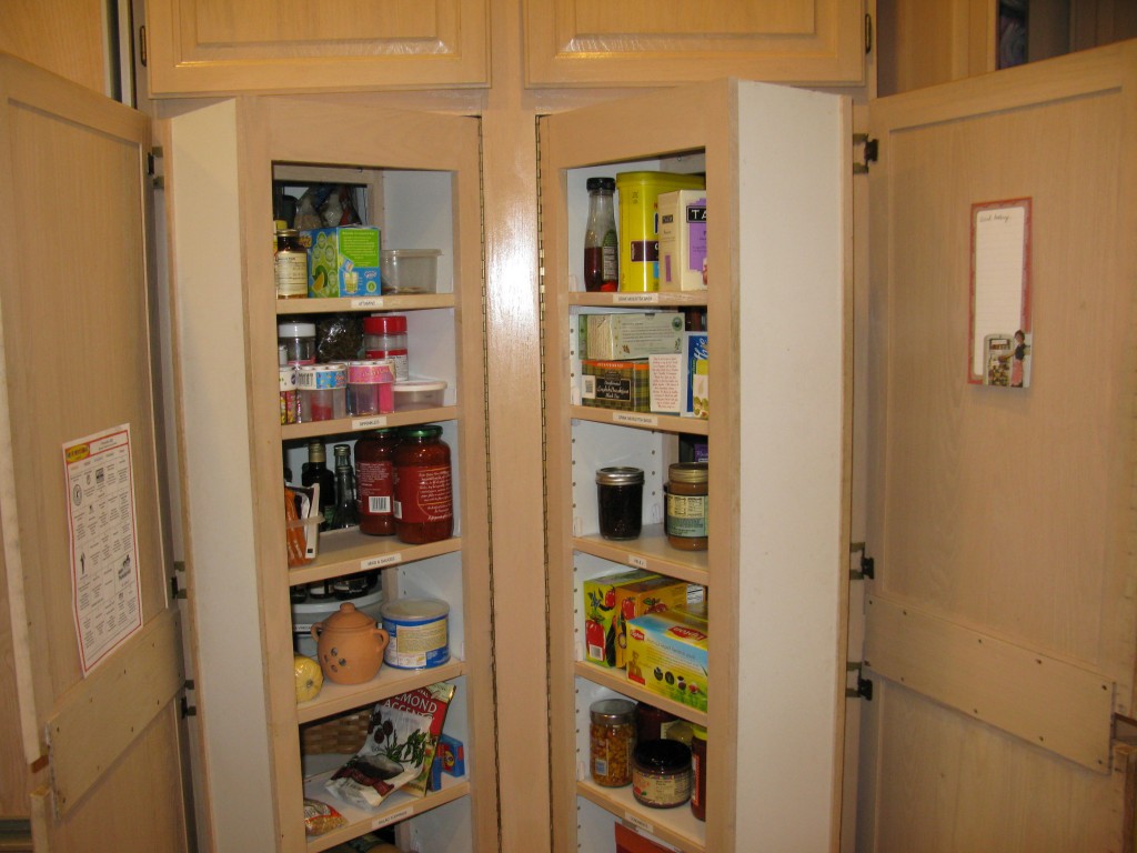 organized swing shelves